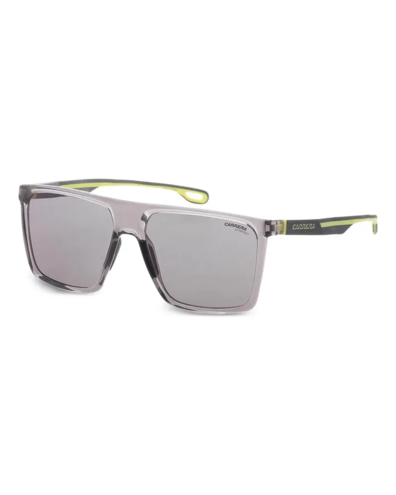 Carrera Sonnenbrille mit eckigem Gestell - Grau Grau