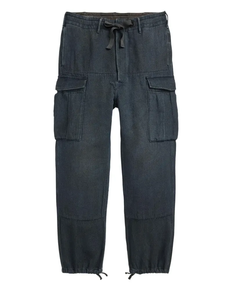Ralph Lauren Cargohose mit Kordelzug - Blau Blau