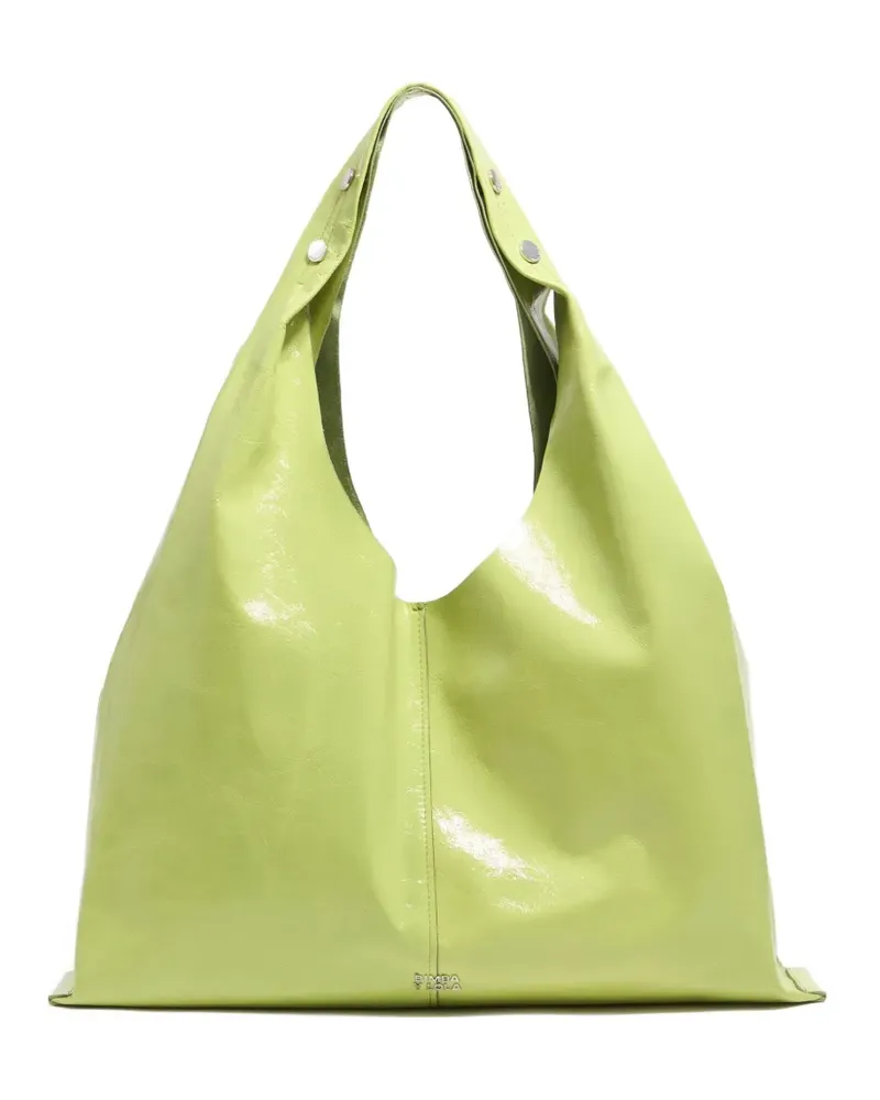 BIMBA Y LOLA Maxi Bikini Paper Schultertasche - Grün Grün