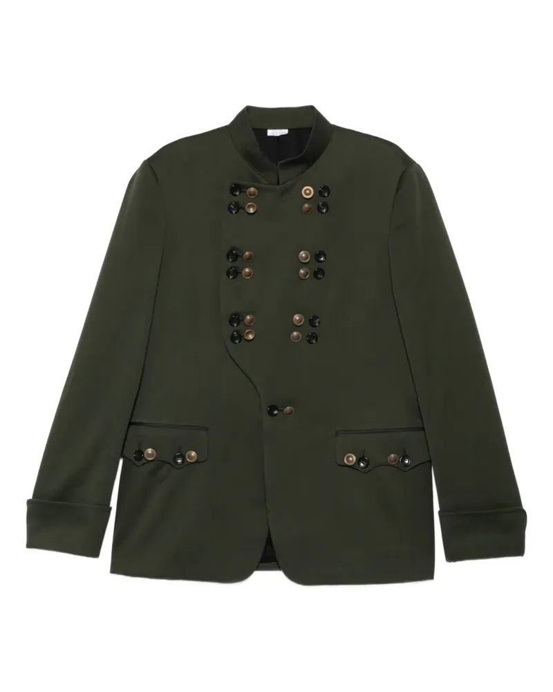 Comme des Garçons Doppelreihige Jacke mit Knopfdetail - Grün Grün