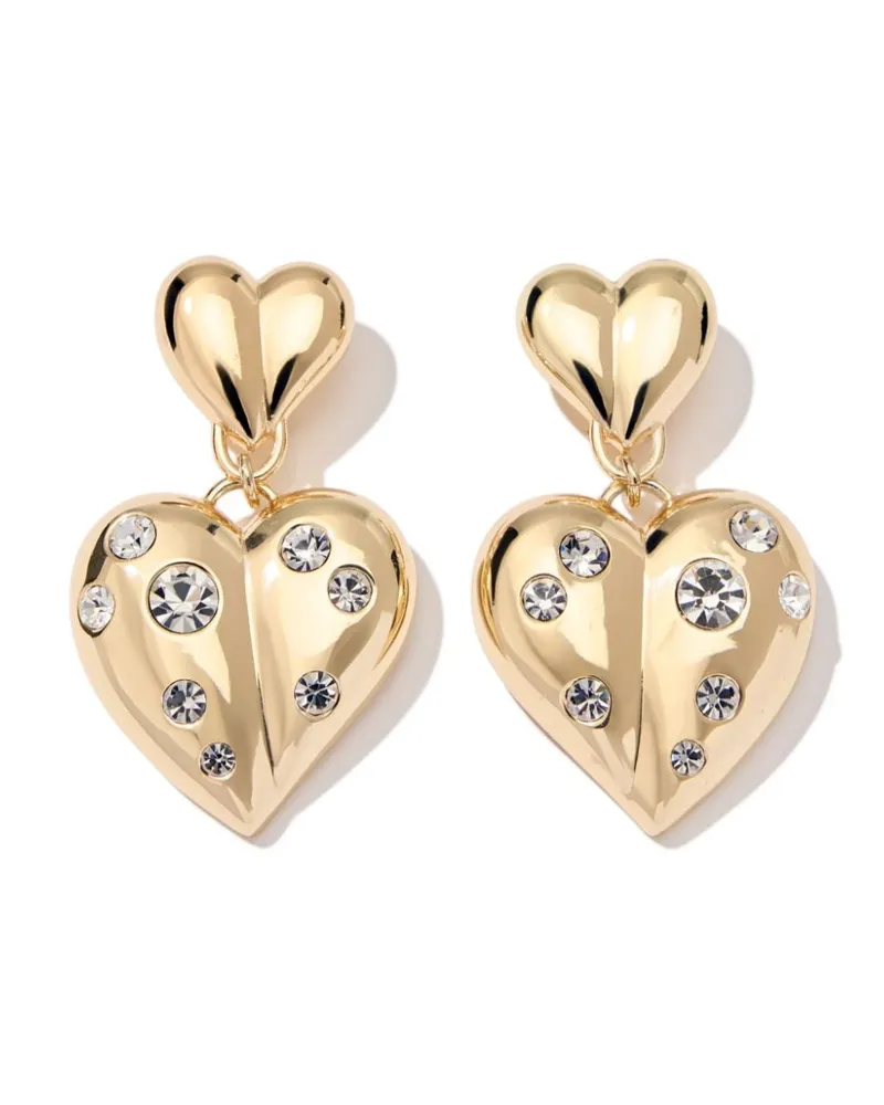Carolina Herrera New York Ohrringe mit Herzform Gold