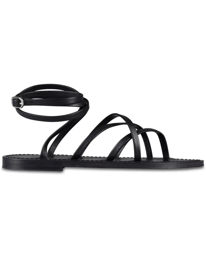 K.Jacques  Zeno leather sandals Schwarz