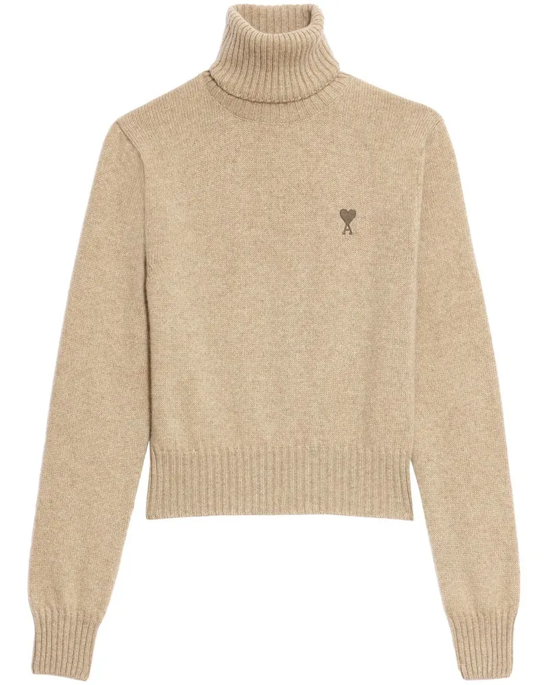 AMI Paris Ami de Coeur Pullover - Nude Nude