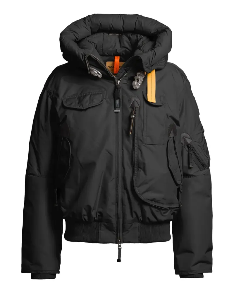 Parajumpers Gobi Bomberjacke mit Kapuze - Schwarz Schwarz