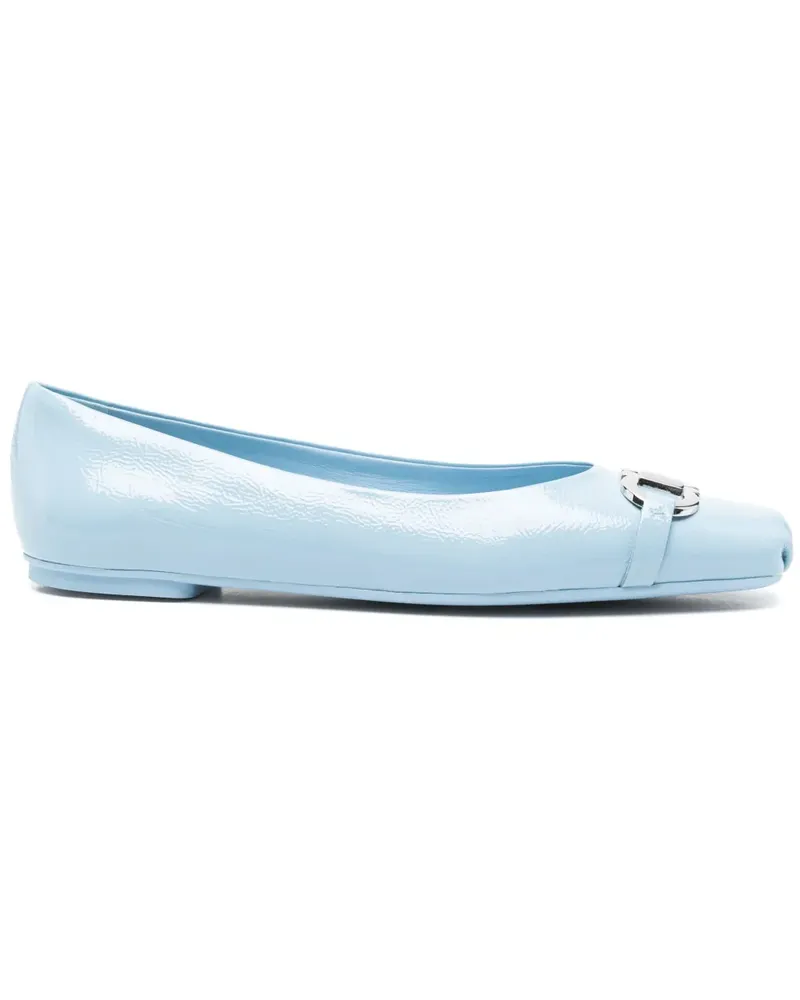 Ferragamo Ballerinas mit Gancini-Schnalle - Blau Blau