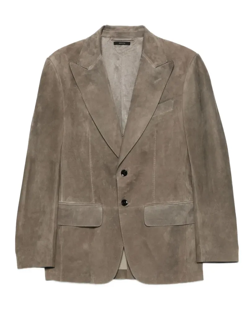 Tom Ford Sakko aus Wildleder - Grau Grau