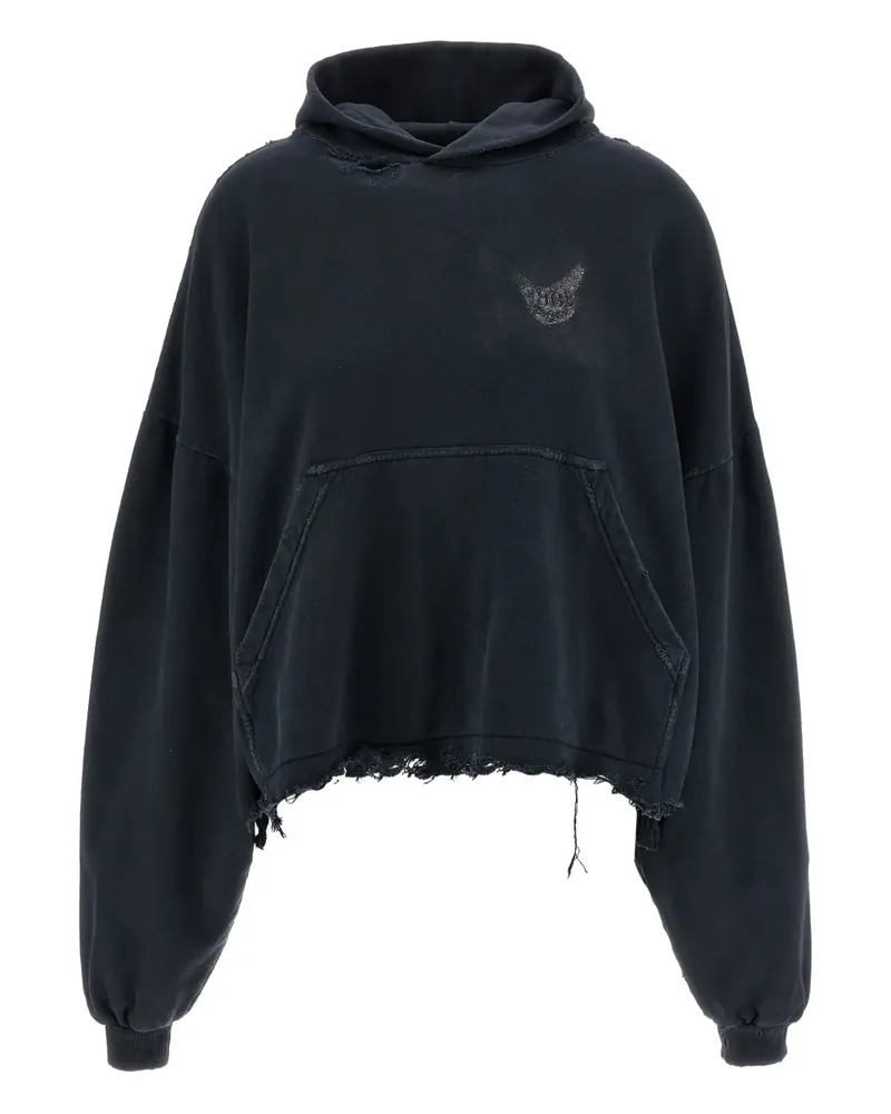 Balenciaga Nail Polish Hoodie - Schwarz Schwarz