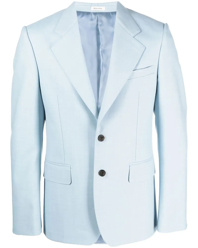 Alexander McQueen Einreihiges Sakko - Blau Blau