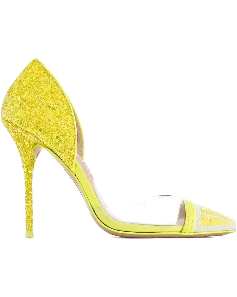 Sophia Webster 100mm Jessica pumps - Gelb Gelb