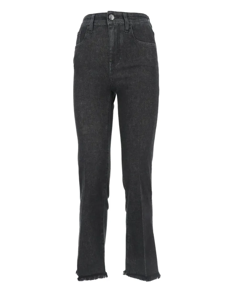 Jacob Cohën frayed-hem jeans - Schwarz Schwarz