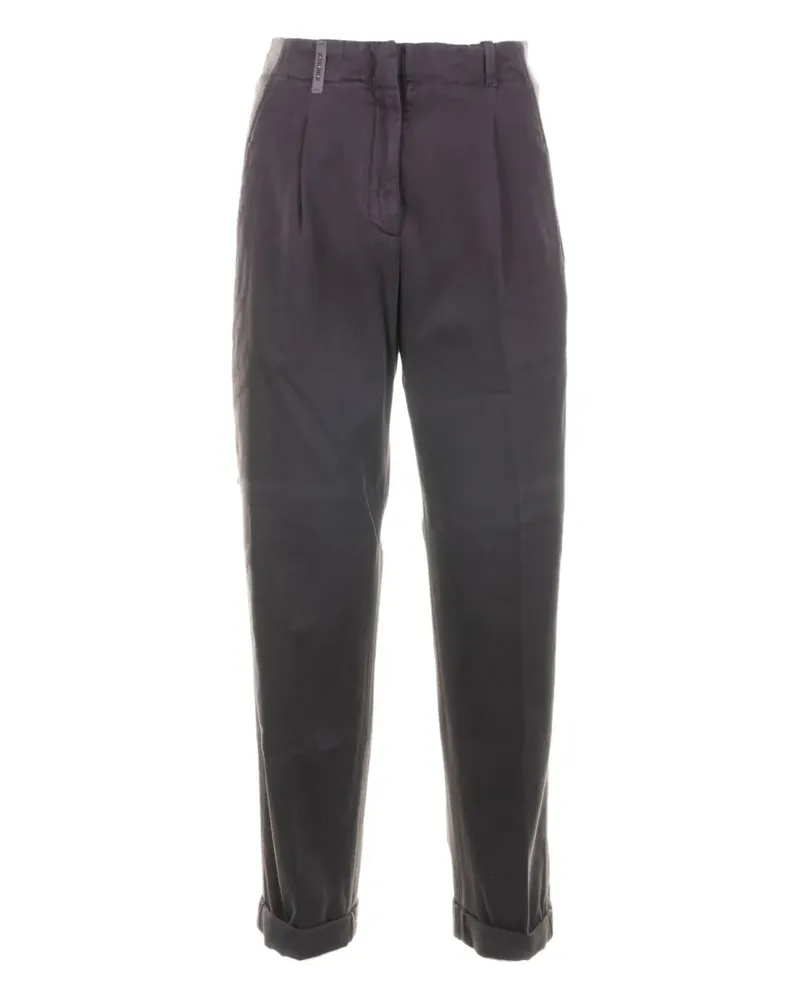 Peserico Hose mit Bundfalten - Braun Braun