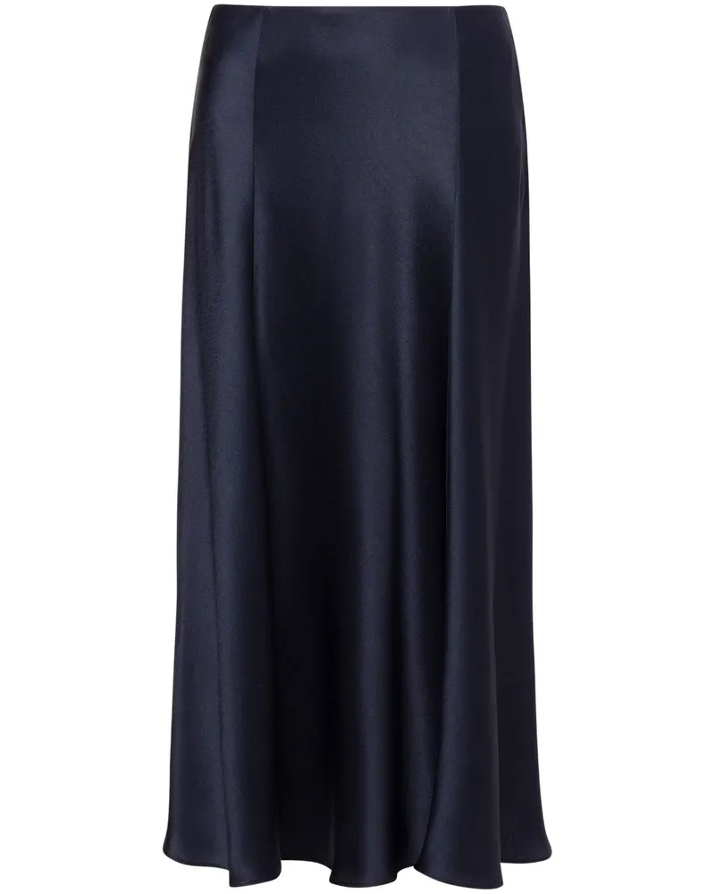 Alberta Ferretti Mittellanger Rock - Blau Blau