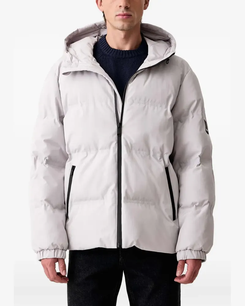 Karl Lagerfeld Gesteppte Kapuzenjacke - Grau Grau