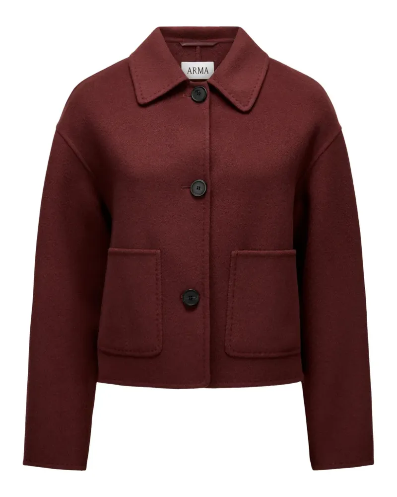 Arma Kerry cropped wool jacket - Rot Rot