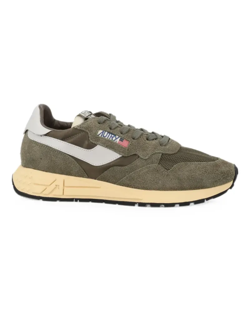 AUTRY panelled suede sneakers - Grün Grün