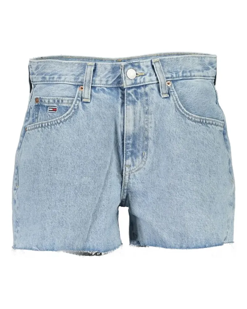 Tommy Hilfiger logo-patch denim shorts - Blau Blau