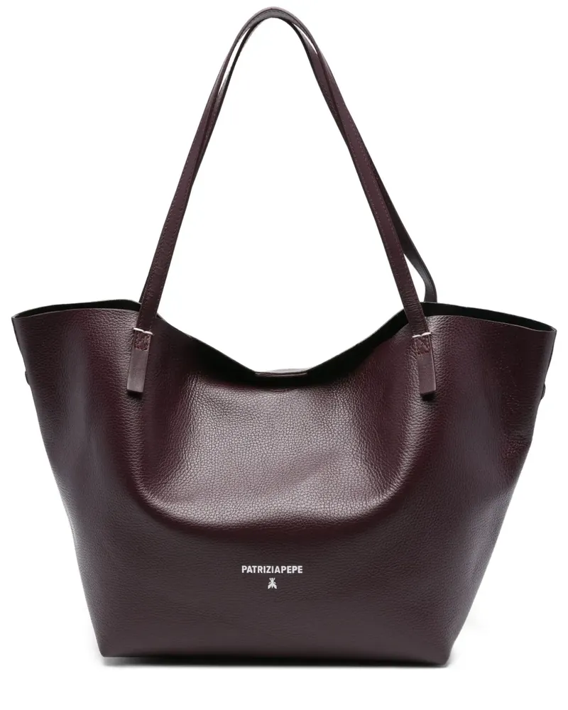 Patrizia Pepe Handtasche aus Leder - Violett Violett