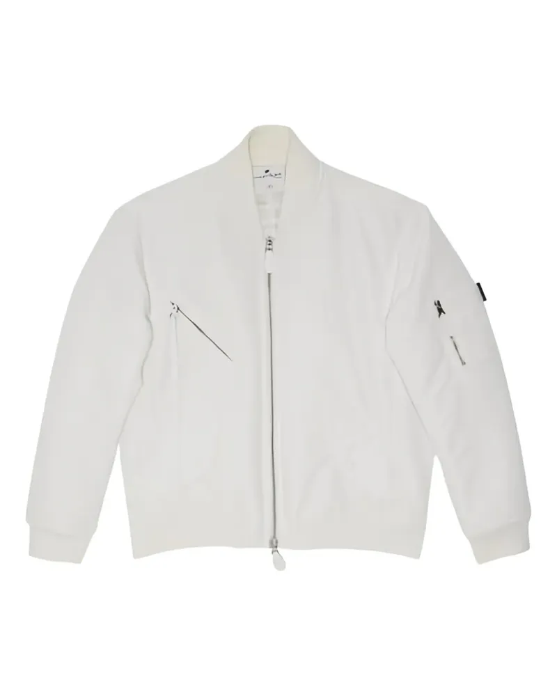 Courrèges Hemdjacke mit Reißverschluss - Weiß Weiß