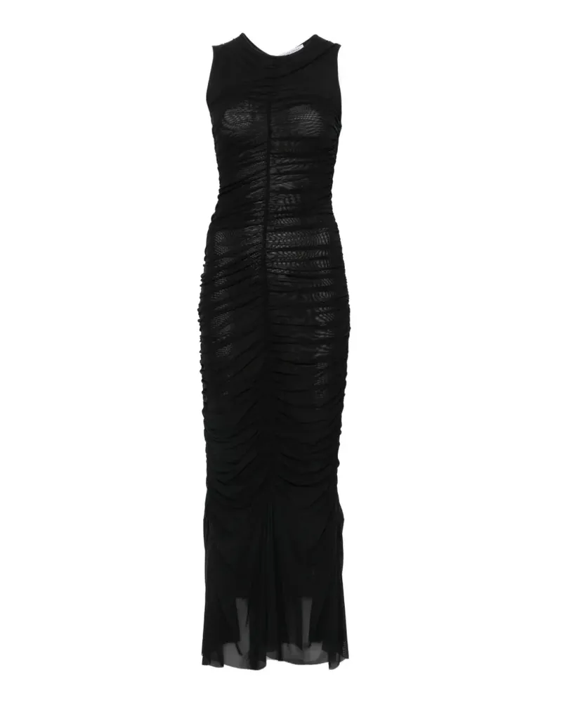Viktor & Rolf Maxikleid mit Raffungen - Schwarz Schwarz