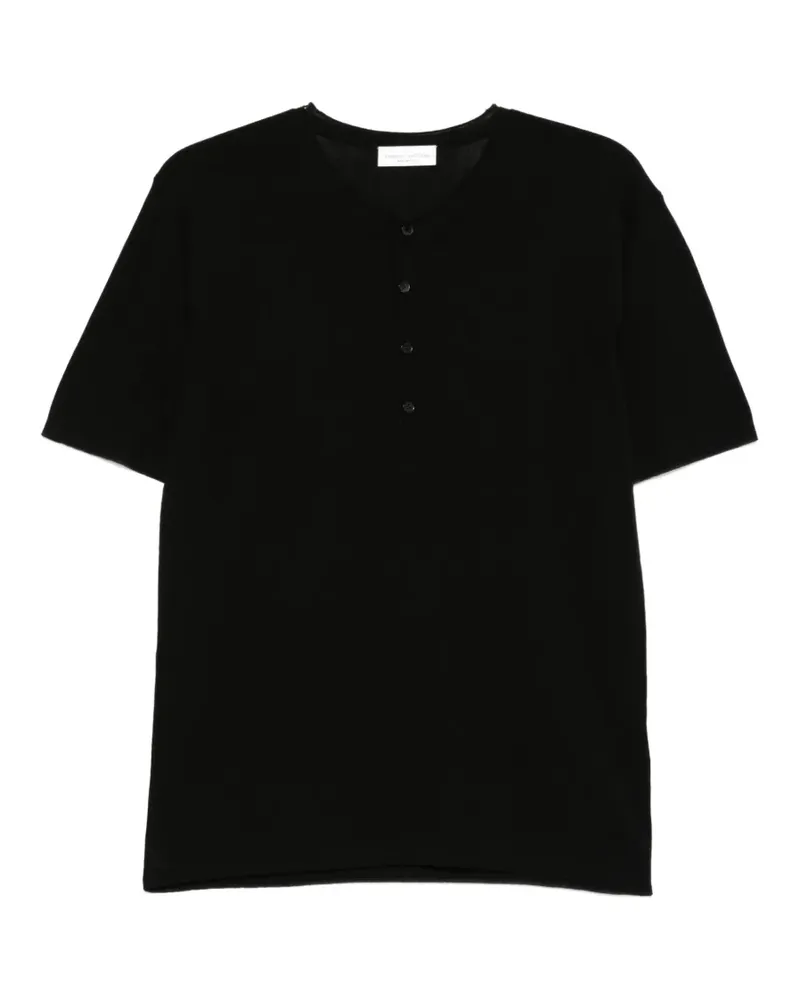 Roberto Collina button knitwear - Schwarz Schwarz