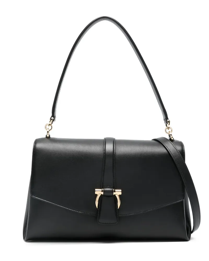 Ferragamo Handtasche mit Schnalle - Schwarz Schwarz
