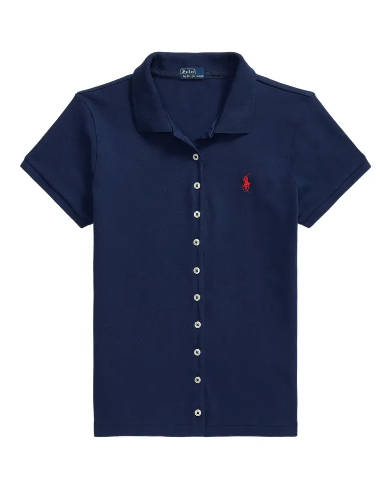 Ralph Lauren Hemd mit Knopfleiste - Blau Blau