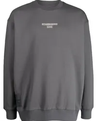 Izzue Pullover mit Logo-Print Grau