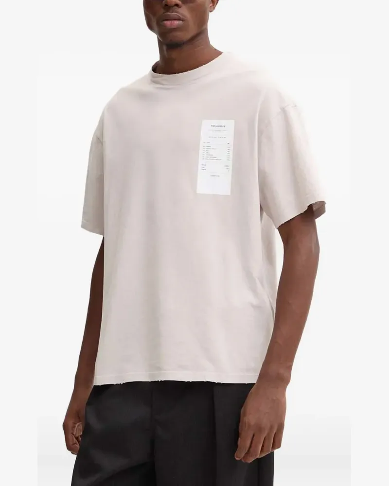 The Kooples T-Shirt mit grafischem Print - Nude Nude