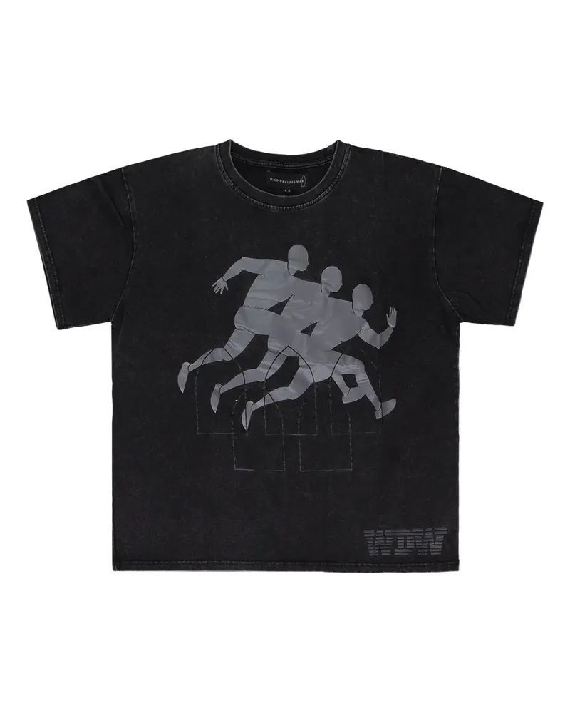 WHO DECIDES WAR T-Shirt mit grafischem Print - Schwarz Schwarz