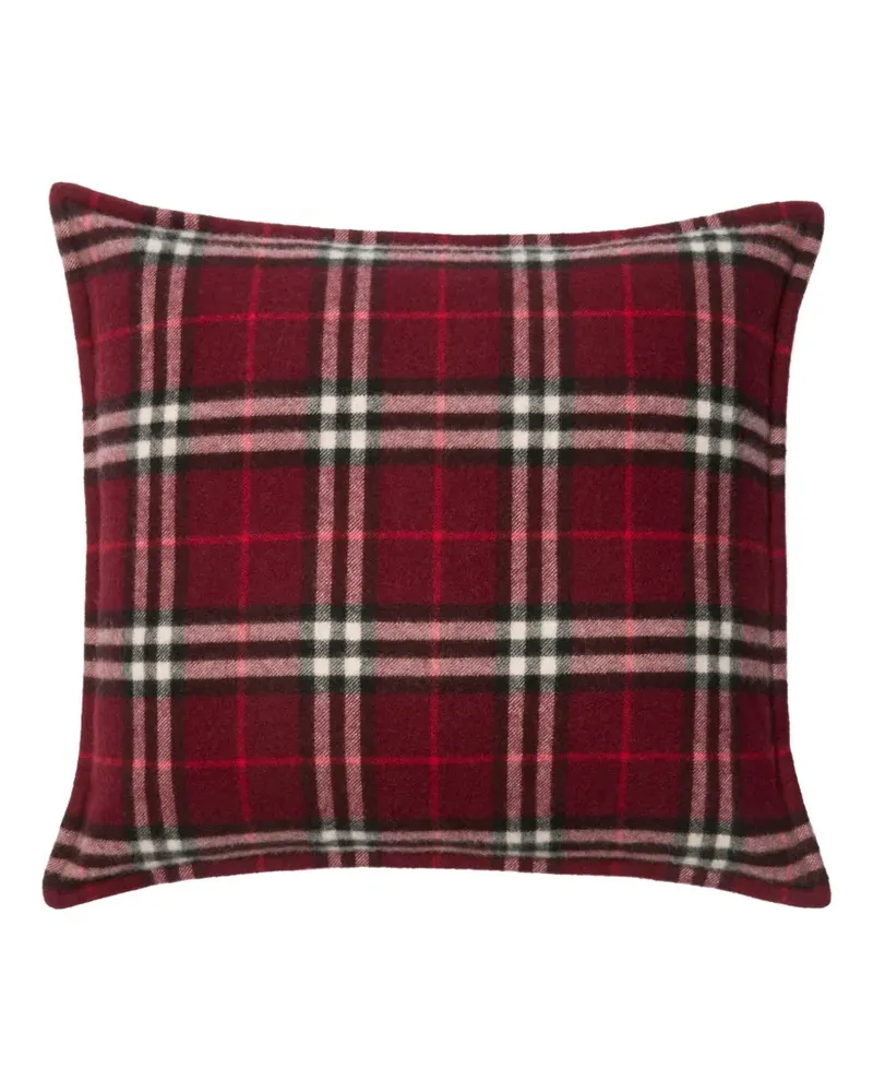 Burberry check cashmere pillow - Rot Rot