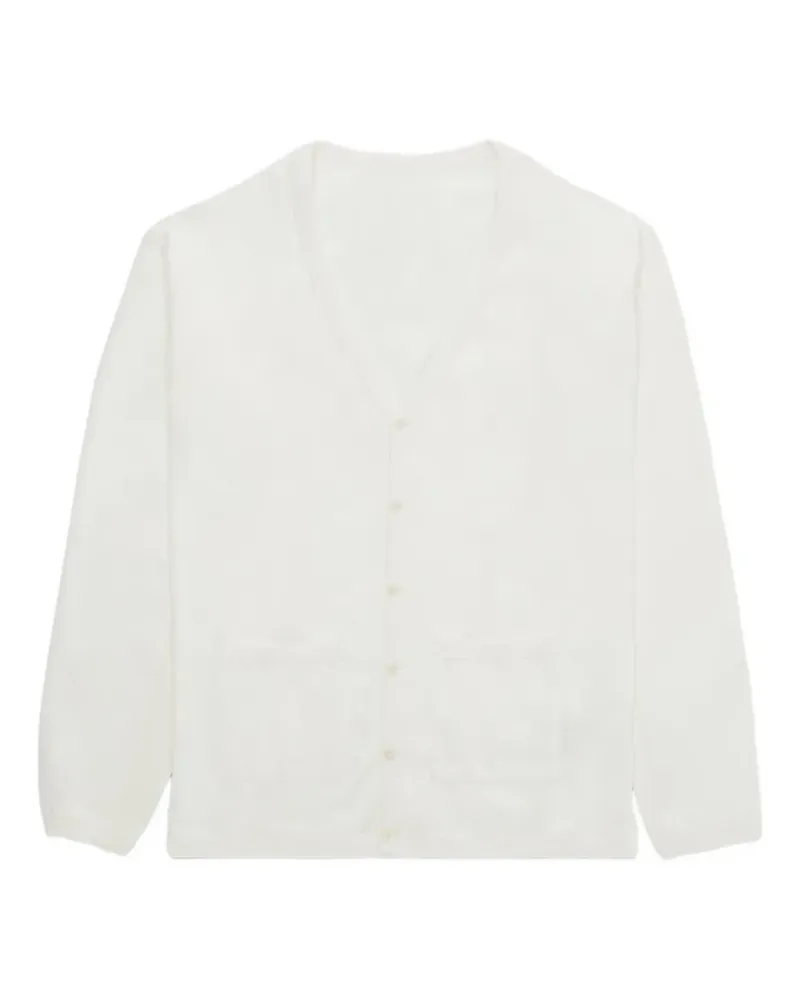 Fortela front-pocket cardigan - Weiß Weiß