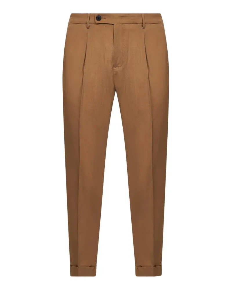 D4.0 pleated-front trousers - Braun Braun