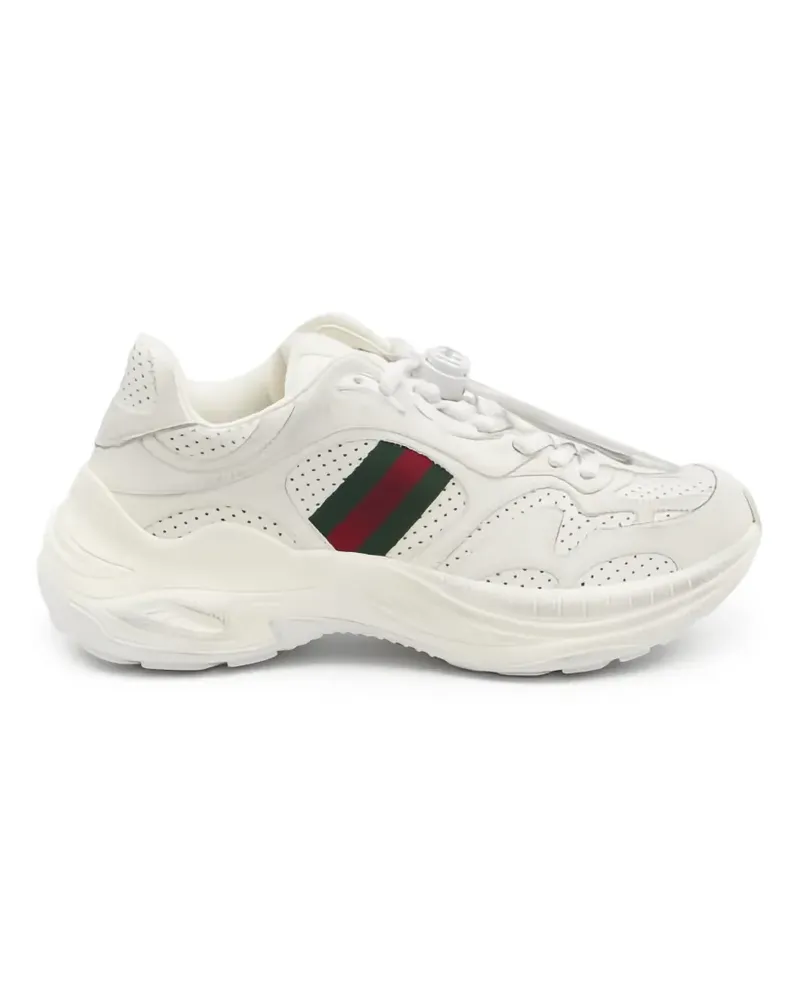Gucci Sneakers mit GG-Logo - Weiß Weiß
