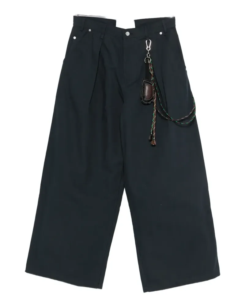 Song For The Mute charm-embellishment jeans - Blau Blau