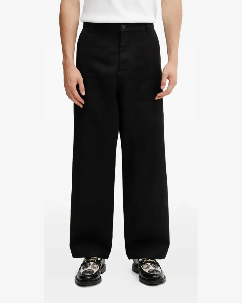 Carhartt WIP Hose mit Patches - Schwarz Schwarz