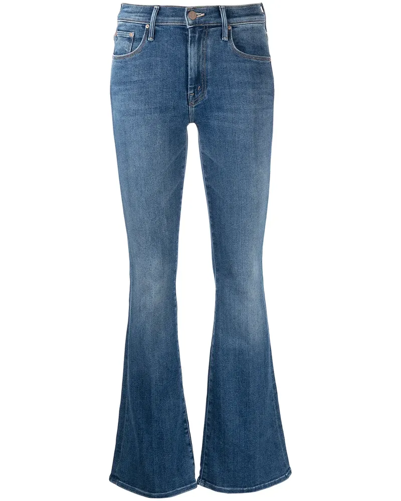 Mother Tief sitzende Schlagjeans - Blau Blau