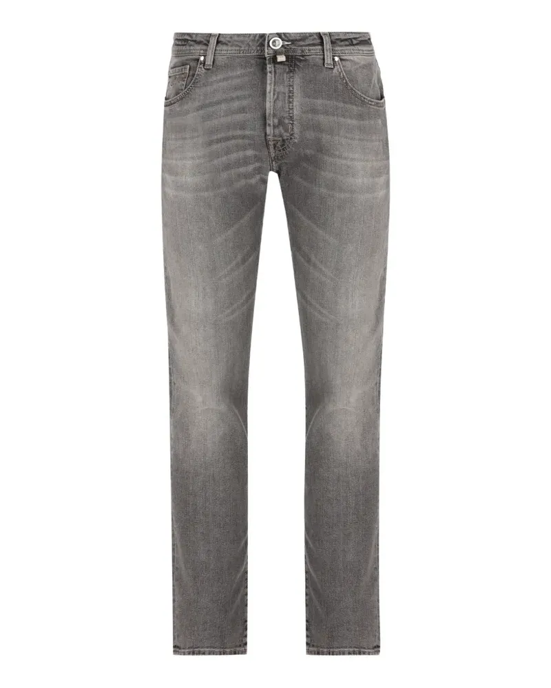 Jacob Cohën Après-Ski Jeans mit Logo-Patch - Grau Grau