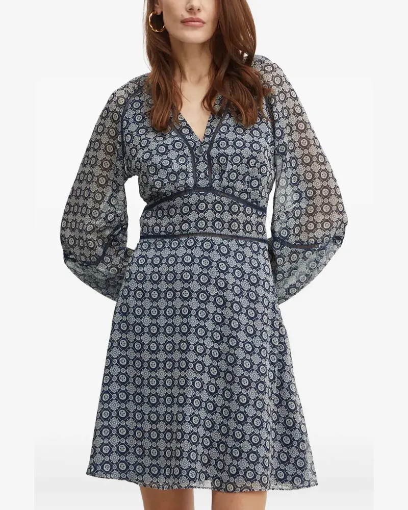Guess Minikleid mit Blumenmuster - Blau Blau
