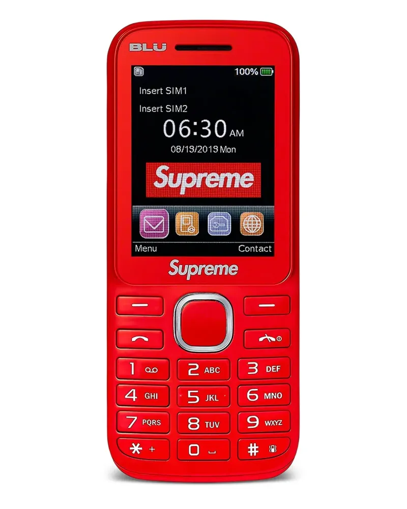 Supreme Being Blu Burner Phone Kamerafigur - Rot Rot