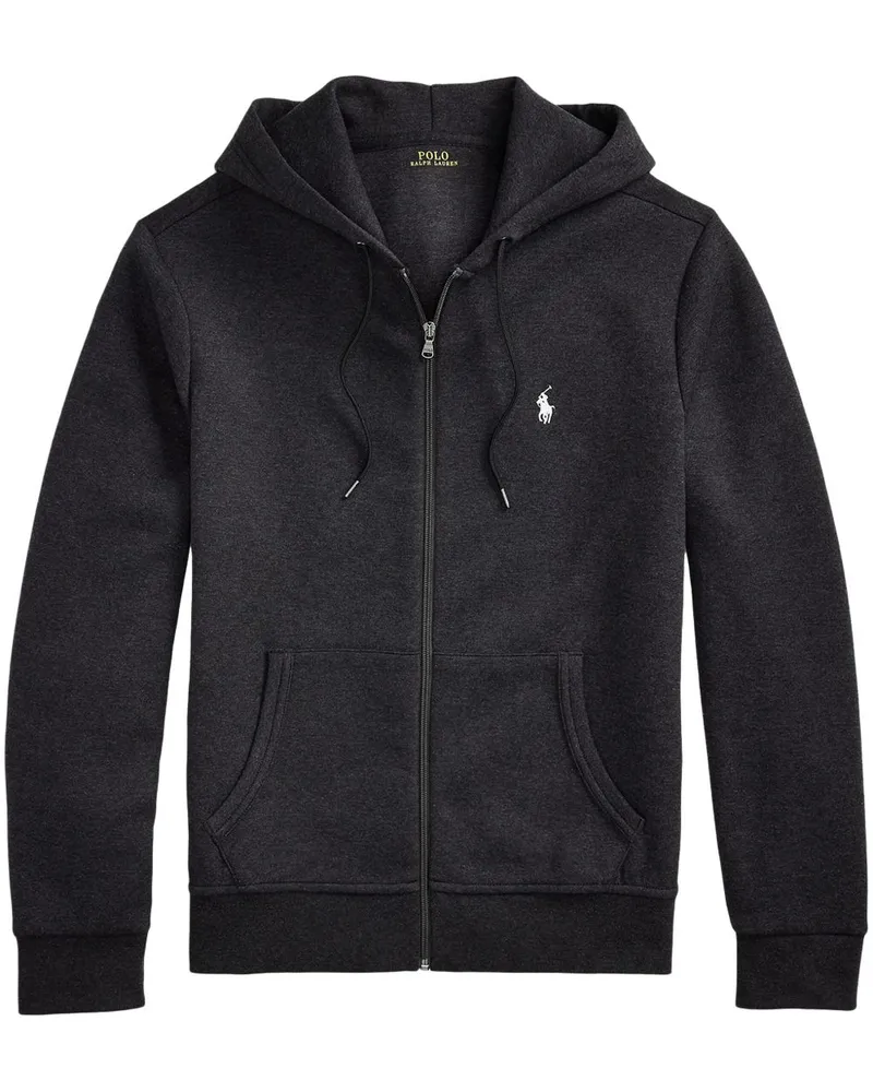 Ralph Lauren Kapuzenjacke aus Fleece - Schwarz Schwarz