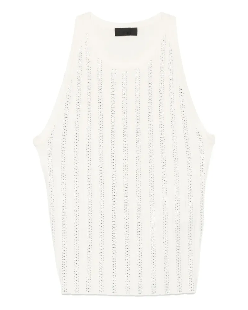 Liu Jo Top mit Strass - Nude Nude