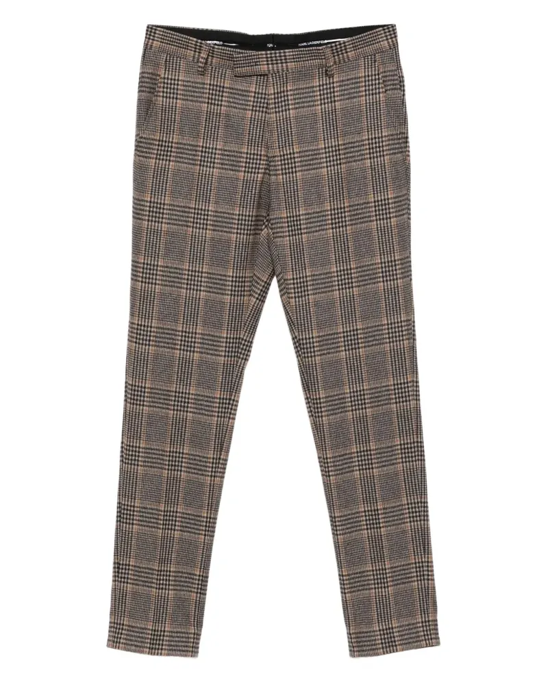 Karl Lagerfeld Karierte Hose - Nude Nude