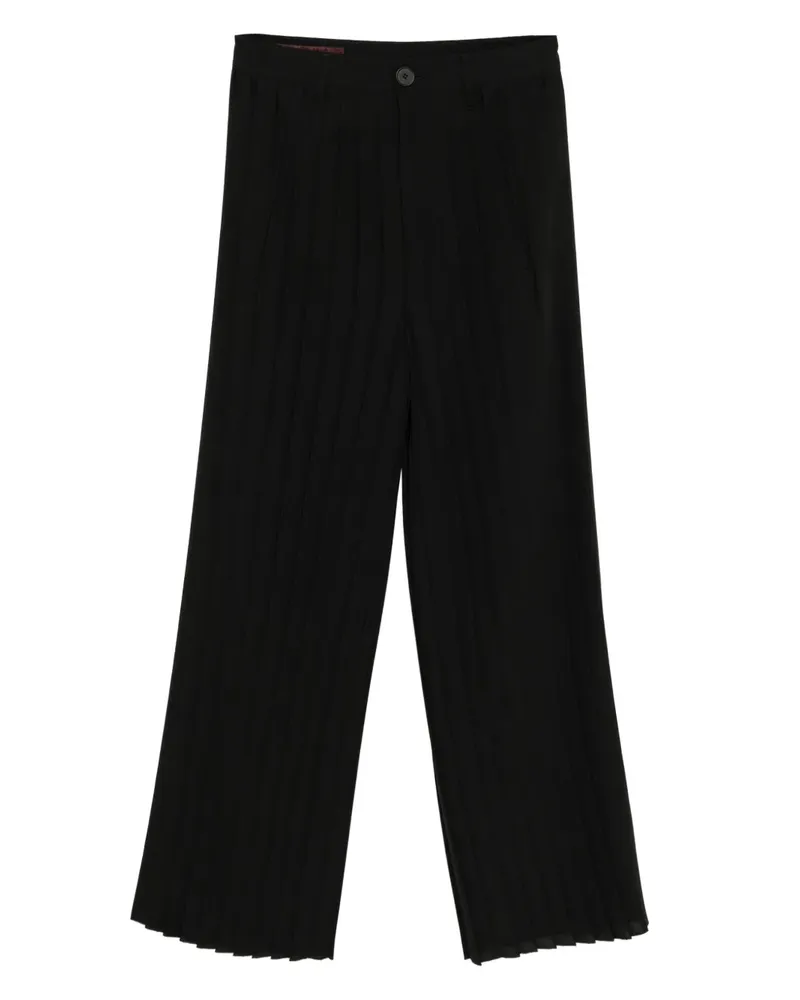 HIGH Plissierte Hose - Schwarz Schwarz