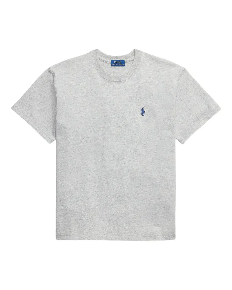 Ralph Lauren T-Shirt mit Logo-Stickerei - Grau Grau