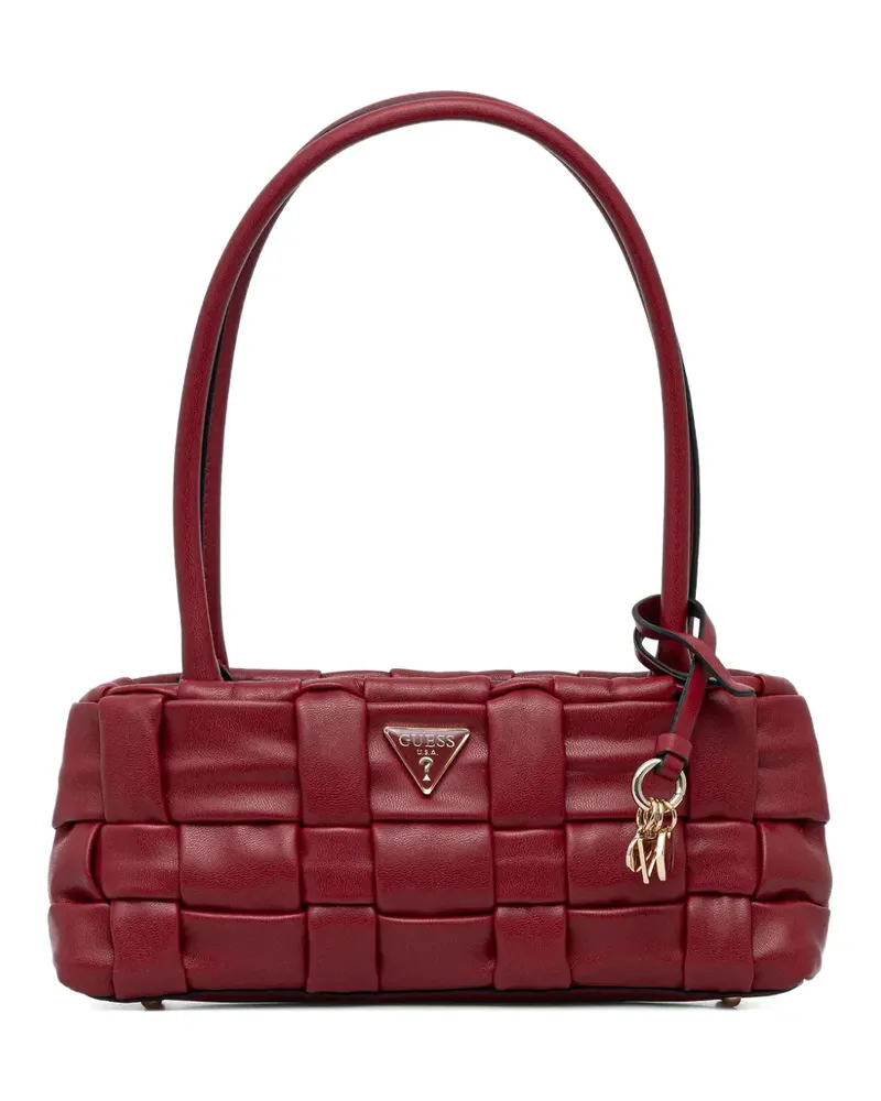 Guess Marion woven shoulder bag - Rot Rot