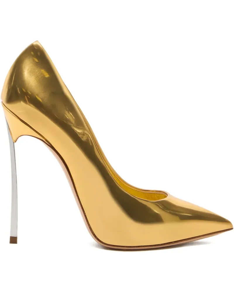 Casadei Goldene Pumps mit Stiletto-Absatz Gold