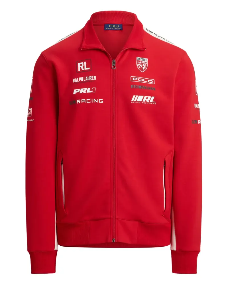 Ralph Lauren Racing Pullover mit Reißverschluss - Rot Rot
