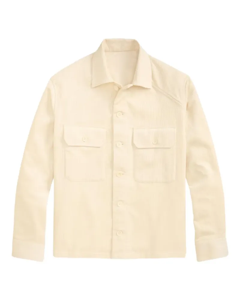 Ralph Lauren Cordhemd mit Taschendetail - Nude Nude