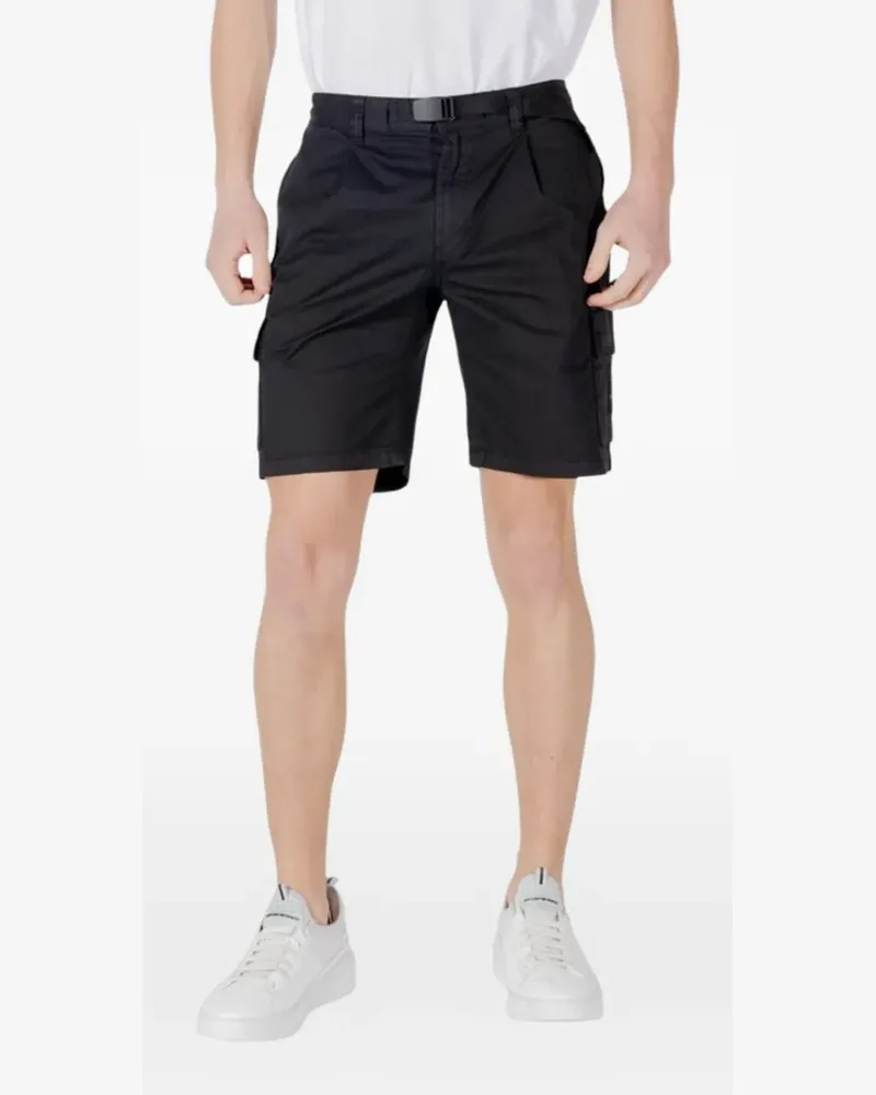 HUGO BOSS belted cargo shorts - Schwarz Schwarz