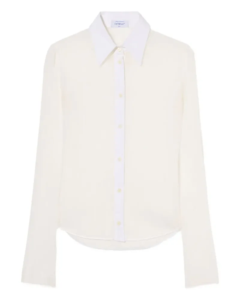 OFF-WHITE long-sleeve shirt - Nude Nude